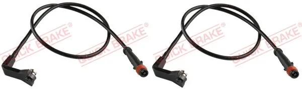 Warning Contact, brake pad wear